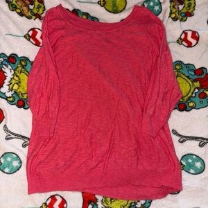 Sonoma Women's Long Sleeve Pink Top